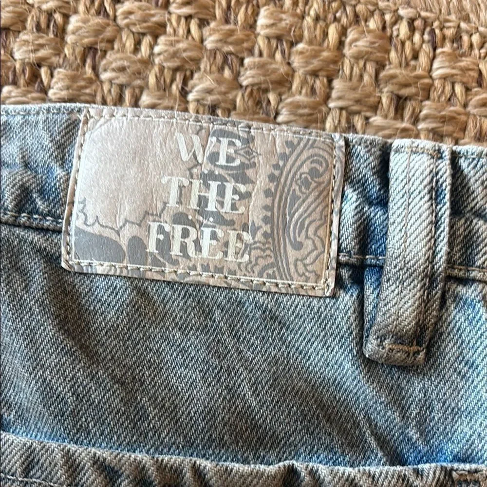 Free People Gray Relaxed Jeans